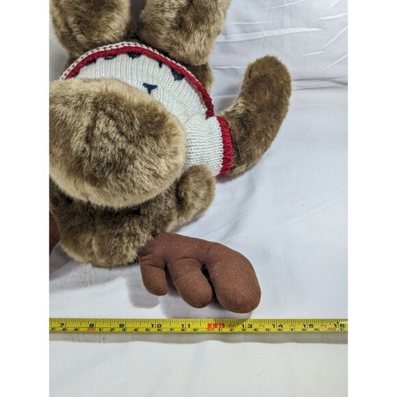 Y2K Vintage Mr. Chocolate Moose Wishpets Co. Plush I Heart Alaska Sweater 1999 - Picture 6 of 6